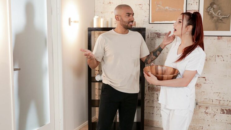 [NuruMassage] - Bluffing the Redhead - April Snow - Oliver Davis