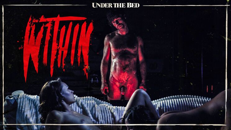 Brunette Teens Share a Cumshot in Lesbian Encounter