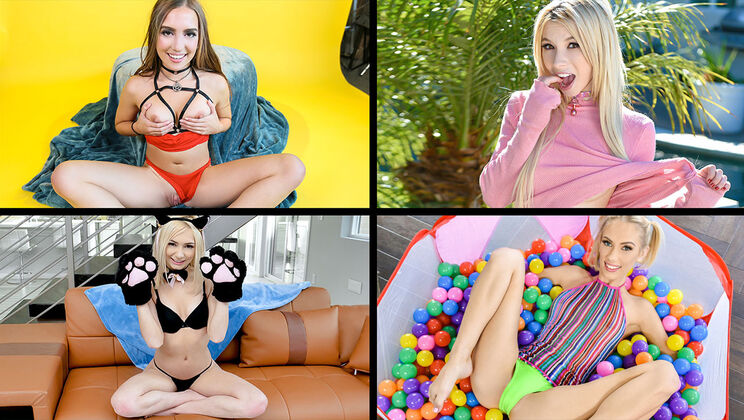 [TeamSkeetSelects] - Delightful Ladies Get Naughty - Kenzie Reeves - Aria Carson - Bailey Base - Kimmy Kimm