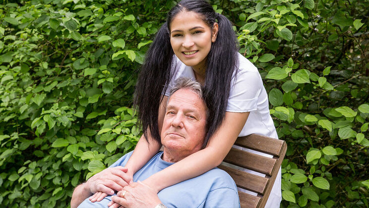 [TeamSkeetXSeries] - Ava Black Gets Intimate with Grandpa - Harry - Ava Black