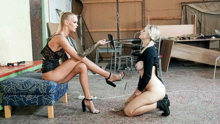 [Submissed] - Blonde Lesbian in BDSM Domination