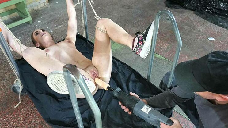 [Submissed] - Gagged and Pleasuring Herself with Toys - Lenna Ross