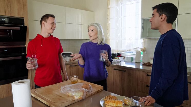 [RKPrime] - Skinny Blonde Zazie Skymm in Thong Gets Spanked