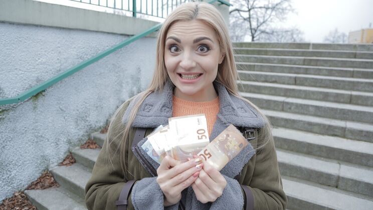 Russian Girl with Small Tits Gets Rimming