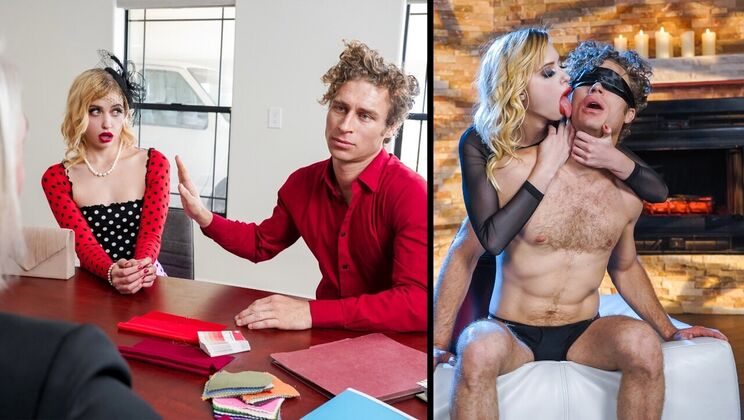 Blonde Babe, Big Cock, and Cowgirl