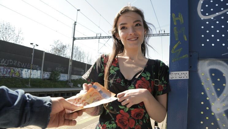 Tattooed Girl Gets Spanked Outdoors