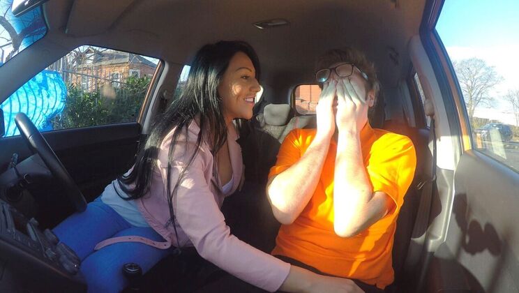 [FakeDrivingSchool] - Amateur Teen's Creampie Surprise - Ryan Ryder