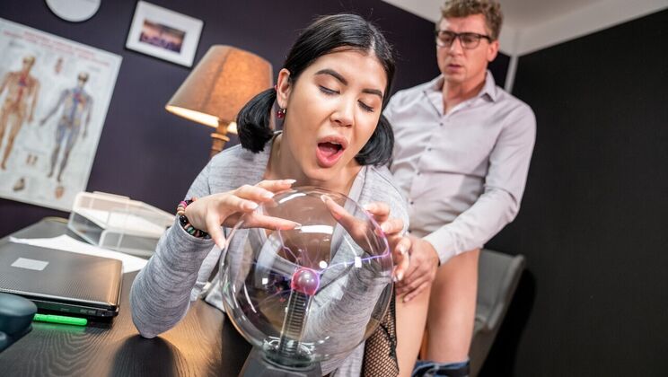 [DaneJones] - Teacher Gives Cumshot to Brunette Student