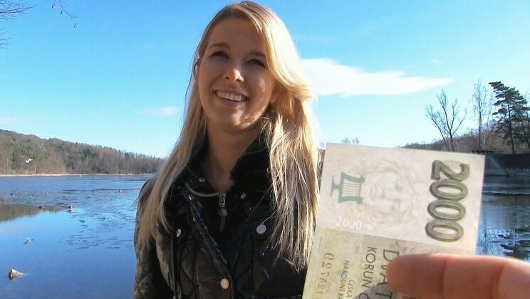 Euro Blonde Outdoor Fucking