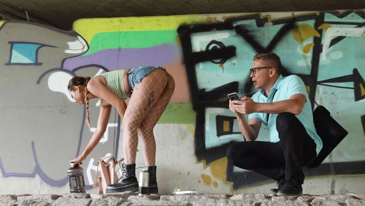 [RKPrime] - Facial and Ass-To-Mouth with Pantyhose Girl Jureka - Steve Q - Jureka del mar