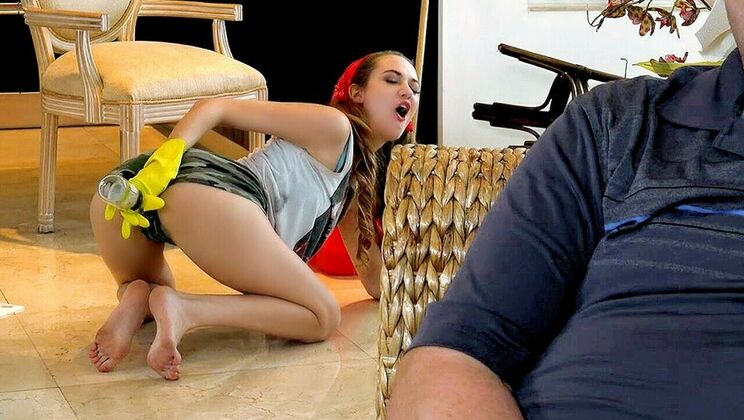 Fierce Chick Kneeling Down