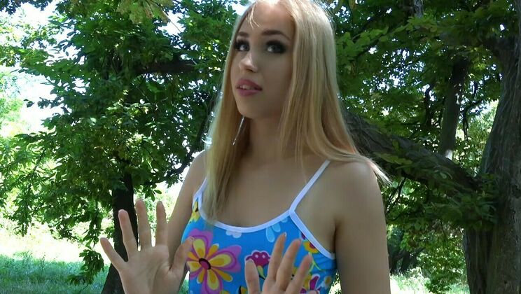 European Blonde Alana Moon's Sex Video