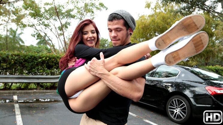 [8thStreetLatinas] - Tattooed Teen Takes Big Load - Sally Squirt - Bambino