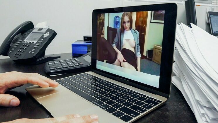 [PervsOnPatrol] - Sexy Secretary's Hidden Cam Show - Robby Echo - Ava Hardy