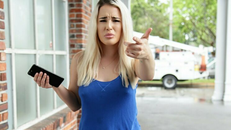 [PublicPickups] - Blonde Bombshell Rides Dick In Garage Sex - Tyler Steel - Mila Marx