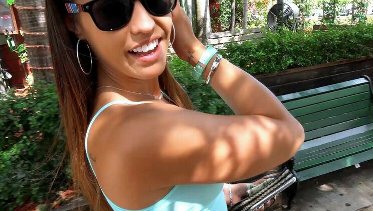 [PublicPickups] - Glamorous Blonde and Brunette in Cheating Fun - Kelsi Monroe - Brick Danger