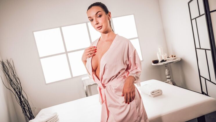 [MassageRooms] - Lady Gang's Tits Covered in Cum After Massage