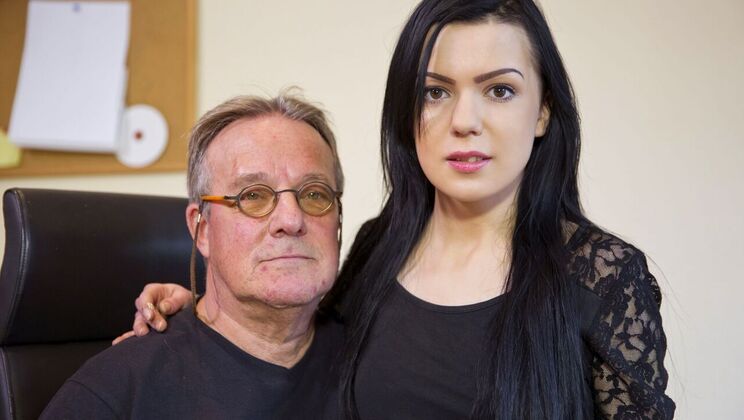 [Oldje] - Close Up Sex with Brunette Teen Secretary - Harry - Luize Saint