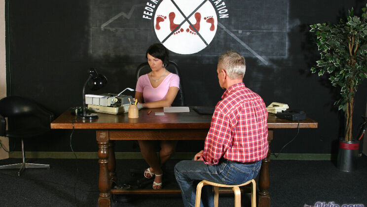 [Oldje] - Short Hair Cum Swallowing Probe - Pavla - Doug