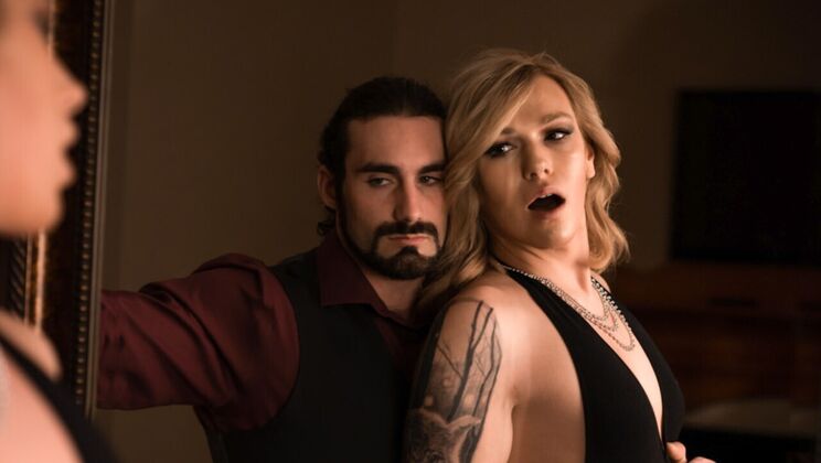 [TransSensual] - Scene 3: Blonde TS Ladies Get Down - Jaxton Wheeler - Aspen Brooks