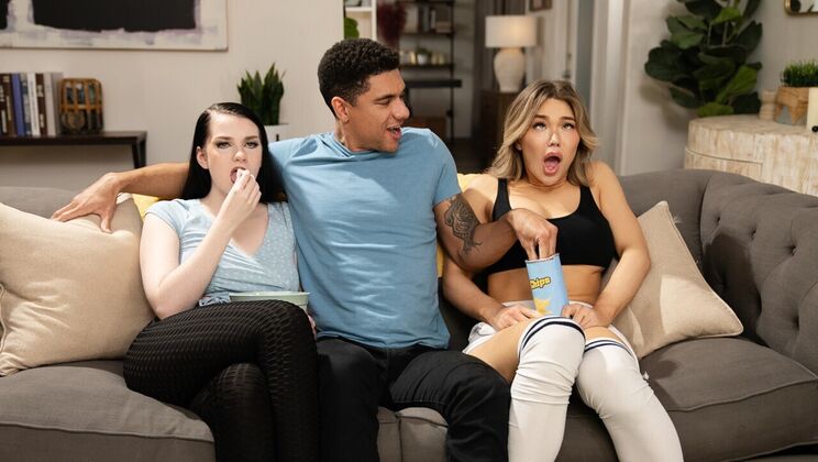 [TransAngels] - Fuckable Blonde & Brunette in Wild Sex - Emma Rose - Andre Stone