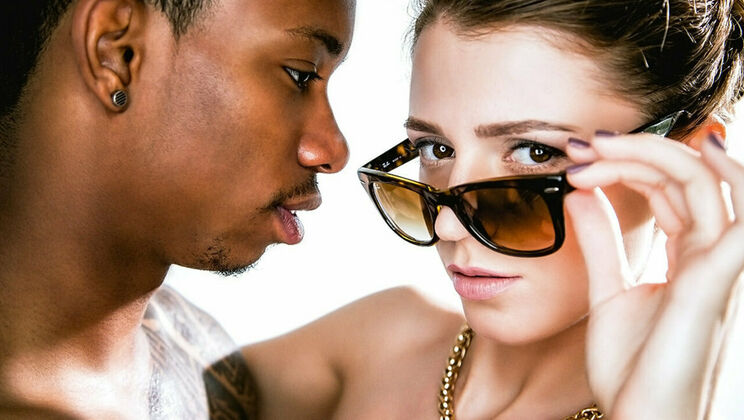 [SexArt] - Russian Brunette in Interracial Bathroom Sex