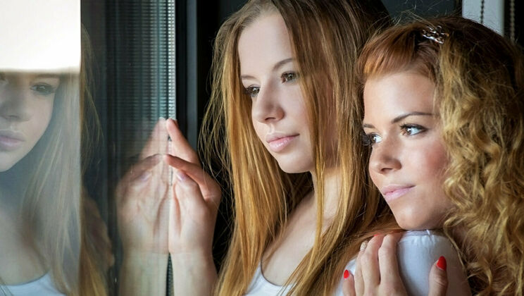 [SexArt] - Blowjob and Handjob Fun with Brunette Lovelies