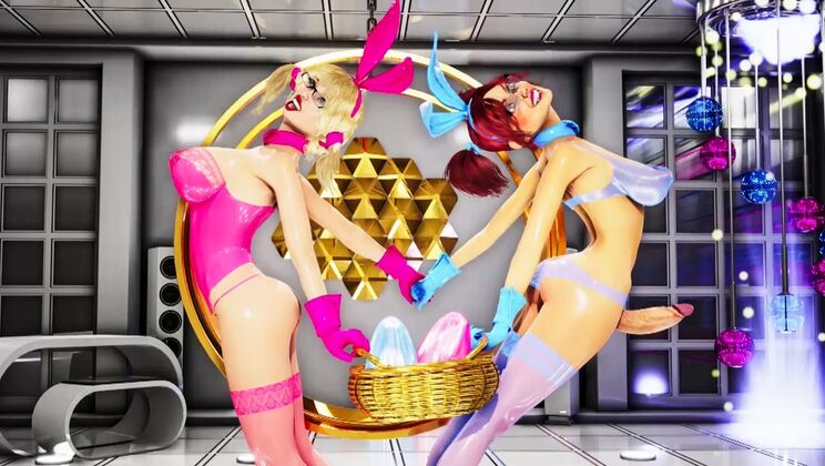 Animated Shemale Bunnies in Sexy Riot