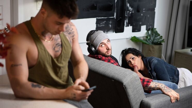 [TransAngels] - Cheating with Shemale and Bimbo