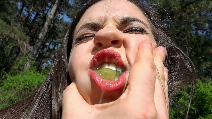 Busty Girl's Braless Outdoor Adventure