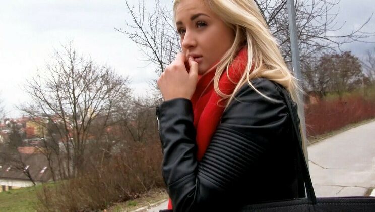 [PublicPickups] - Euro Blonde Small Boobs Sex - Cayla Lyons