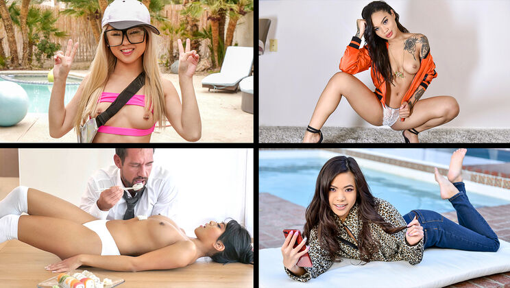 [TeamSkeetSelects] - Cute Asian Girls Compilation - Vina Sky - Honey Gold - Ember Snow - Jasmine Grey - Lulu Chu - Kimmy Kim - Elle Lee