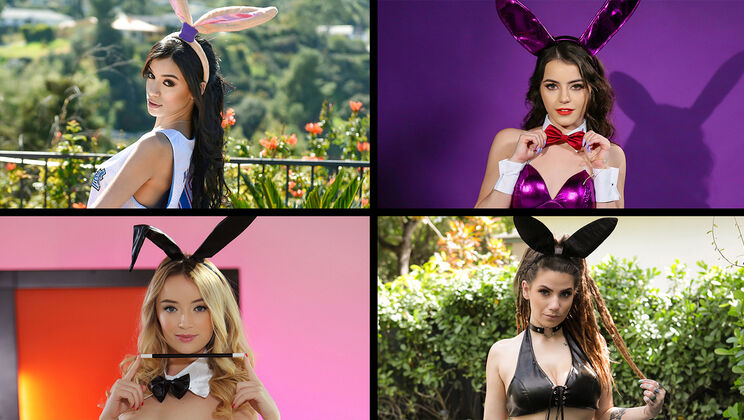 [TeamSkeetSelects] - Bunny Cuties Kylie Quinn and Friends - Kylie Quinn - Katie Kush - Indica Flower - Leana Lovings