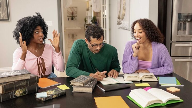 [SneakySex] - Sensual Big Dick action in College - Alex Jones - Alexis Tae - Nicole Kitt