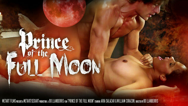 [SexArt] - The Full Moon's Passionate Couple: Beautiful Sex - Aria Salazar - William Corazon