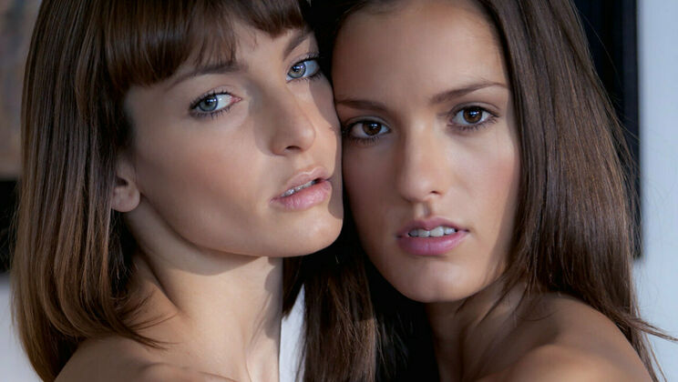 [SexArt] - Skinny Girls in Panties Play Lesbian Games