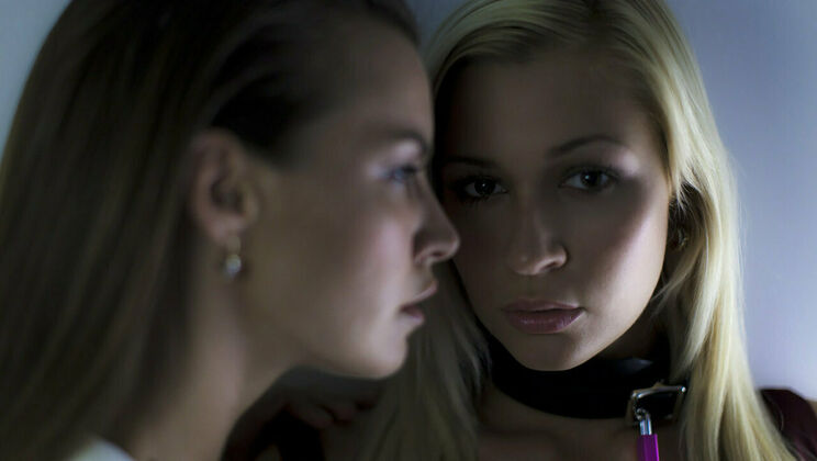 [SexArt] - Lesbian Striptease - Blonde and Brunette in Thongs - Tracy Lindsay - Suzie Carina