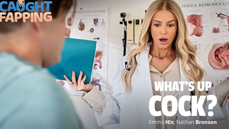 [CaughtFapping] - Emma Hix's Beautiful Ass Gets Doggystyle Fucking - Nathan Bronson - Emma Hix