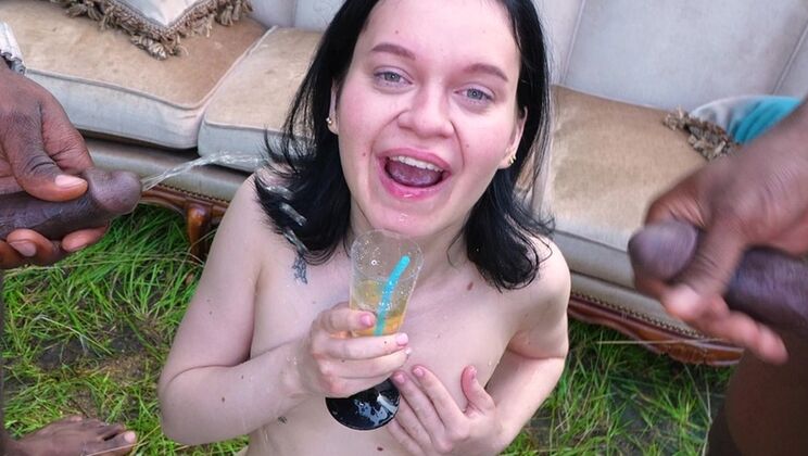 [ErikaKortiStudio] - Lovely Babe's First Time Intown DP with Multiple Black Men & Piss Fun - Shadow - Eva Tender - Marica Shanti - Momo Lebons - Blade