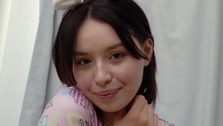 Teen Brunette Rides Big Cock in Cowgirl Position