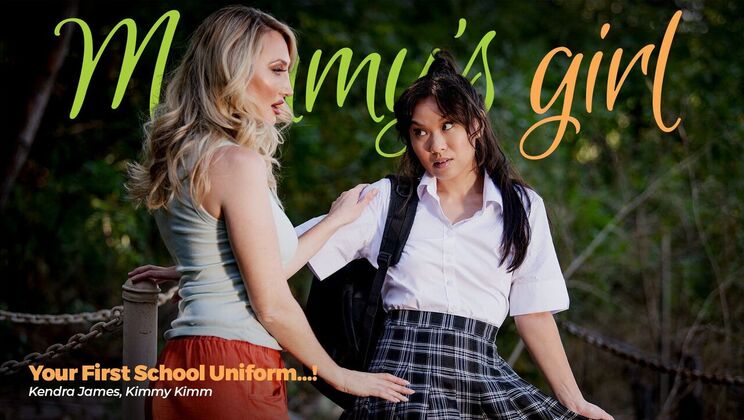 [Girlsway] - Blonde and Brunette Schoolgirl Play - Kendra James - Kimmy Kimm
