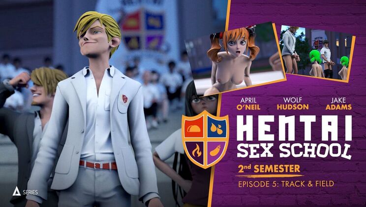 [AdultTimeAnimation] - Stockinged Brunette Gets Fucked Hard