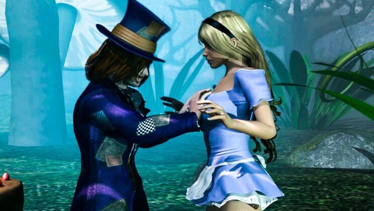 Alice Gets a Big Cock in a Wild Outdoor Fantasy