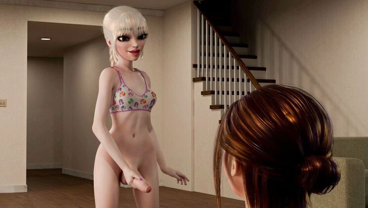 [AdultTimeAnimation] - Door 2 Door Peeing Fantasy with Hot Blonde - Tommy Pistol - Aria Sloane