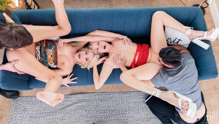 [NubileFilms] - MMFF Swap with Pussy Licking - Kenna James - Chad Alva - Skyler Storm - Tony Fontana