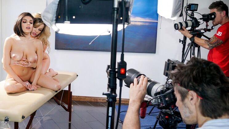 [AllGirlMassage] - Lesbian Lust: Petite Beauties in Action - Darcie Dolce - Adriana Sephora