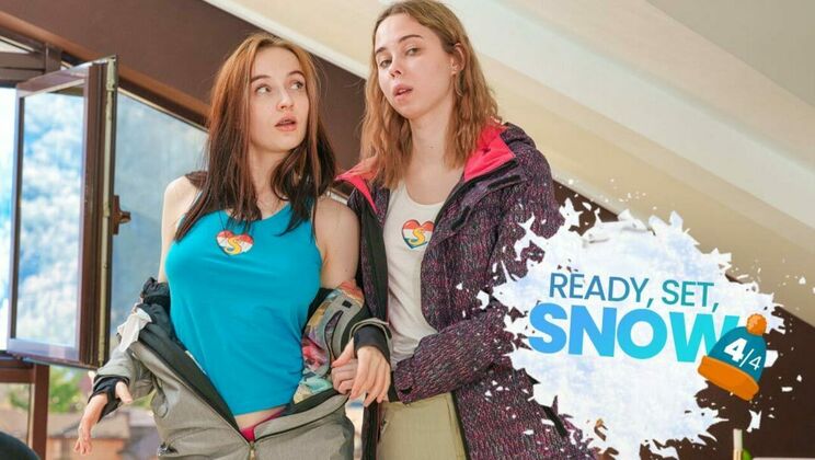 [ClubSweethearts] - Lesbian Snow Day with Erika Mori and Alice Flore - Erika Mori - Alice Flore