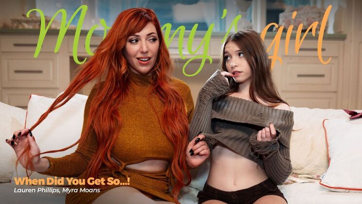 [Girlsway] - Natural Tits and Tattooed Lesbians in High Heels - Lauren Phillips - Myra Moans