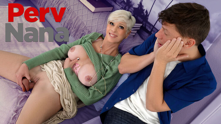 Skinny Blonde with Piercing Shows Off Skills