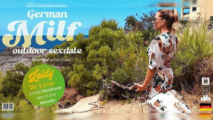 Public Sex with a Skinny Blonde German MILF